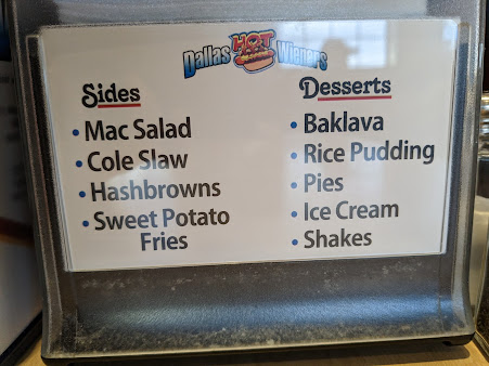 Menu Dallas Hot Weiners - 5