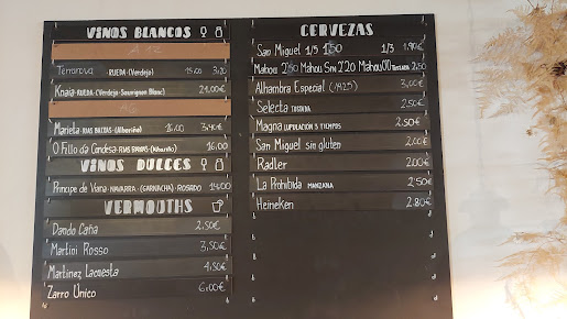 Menu Dando Caña. Cervecería - 9