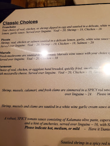 Menu Daniel's Restaurant & Catering - 6