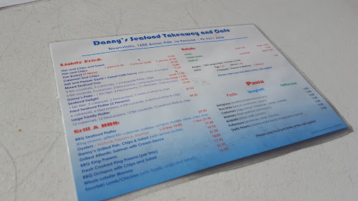 Menu Danny's Seafood La Perouse - 4