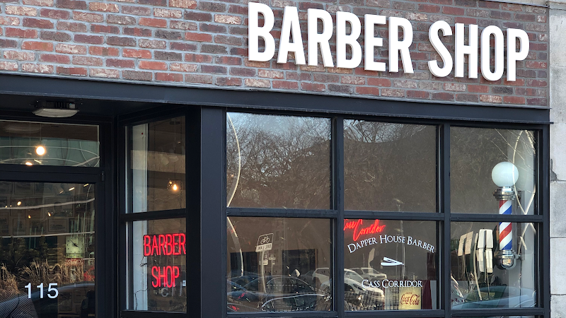 Dapper House Barber Cass Corridor