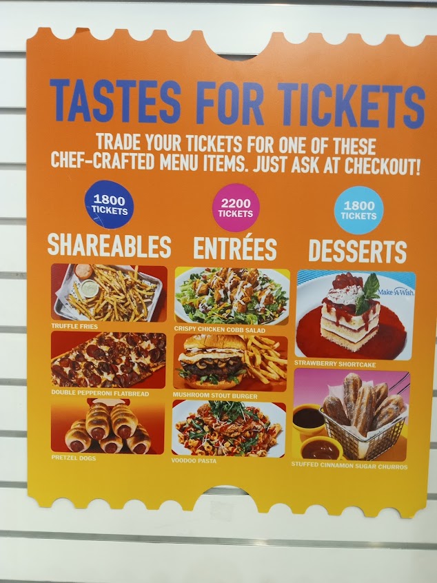 Menu Dave Busters El Paso - 2