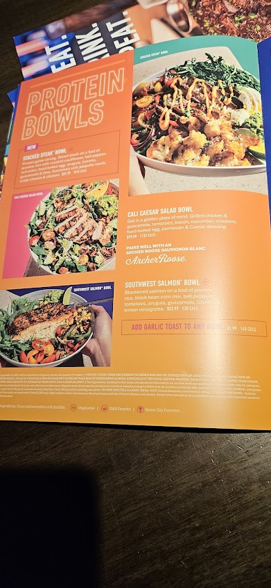 Menu Dave Busters El Paso - 6