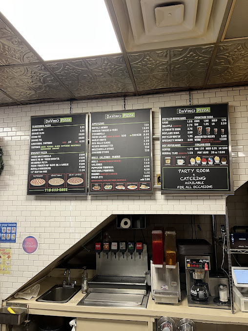 Menu Davinci Pizzeria - 1
