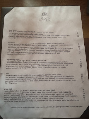 Menu Dazzo's Kitchen - 4