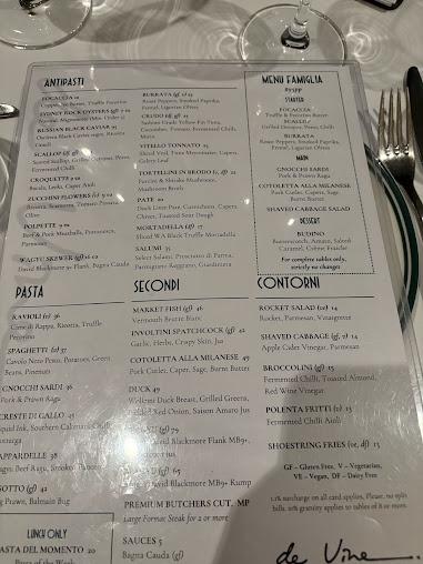 Menu De Vine Food & Wine - 7