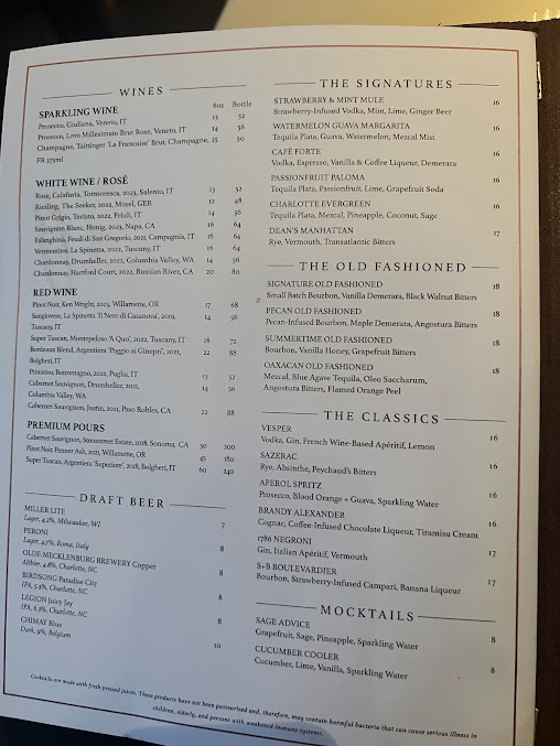 Menu Dean's Italian Steakhouse - 6