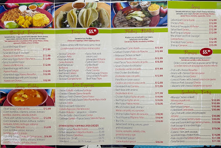 Menu Del Huerto Mexican Grill - 0