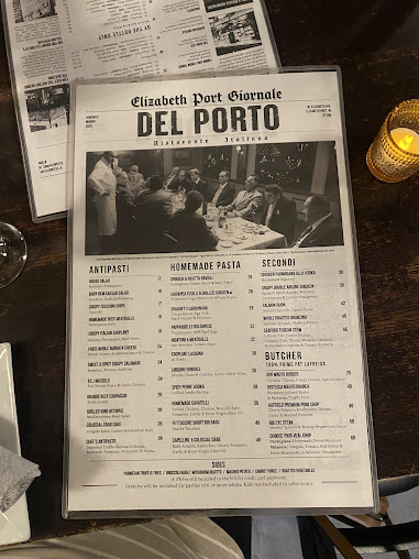 Menu Del Porto Italian Restaurant - 4