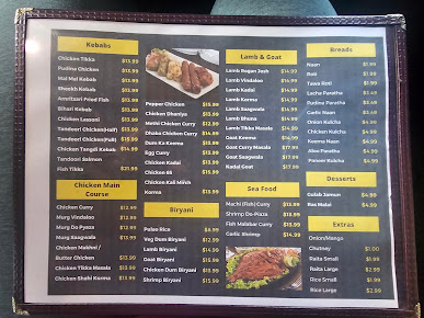 Menu Delhi Garden Indian Restaurant - 2