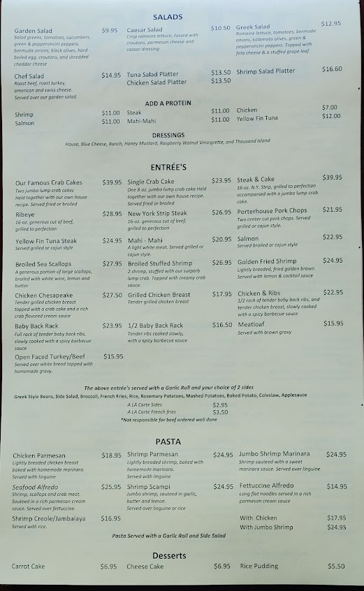 Menu Dellis Restaurant Bar Grill - 0