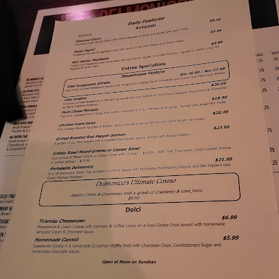 Menu Delmonico’s Italian Steakhouse - 6