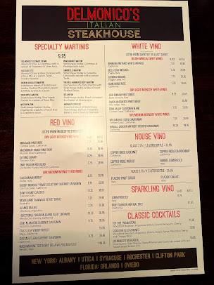 Menu Delmonico's Syracuse - 6