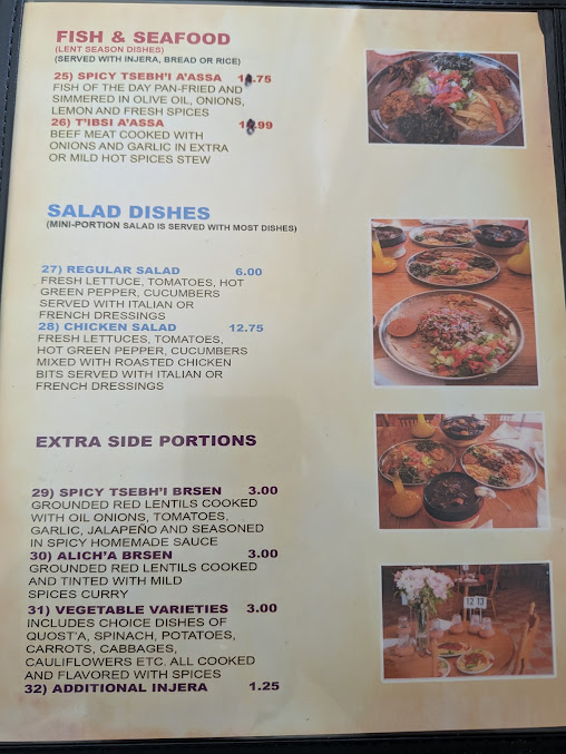 Menu Denden Restaurant - 1