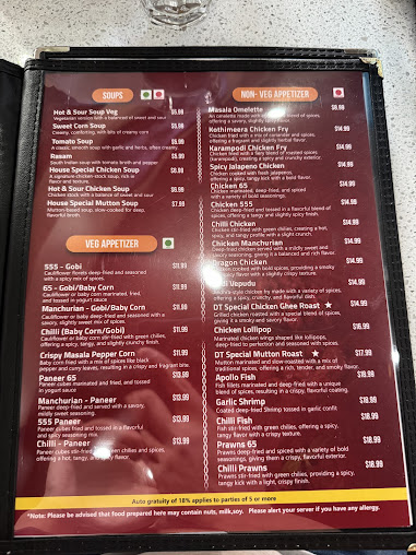 Menu Desi Tavern - 1