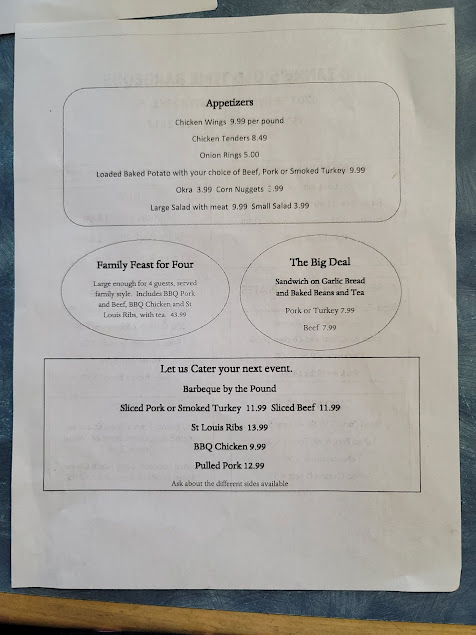 Menu Diannes Old Time Barbeque - 3