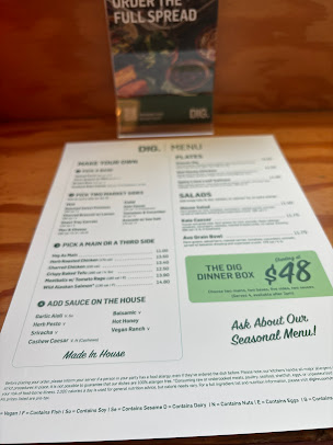 Menu Dig Inn - 1