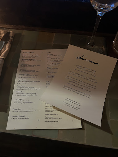 Menu Dinner Party - 3