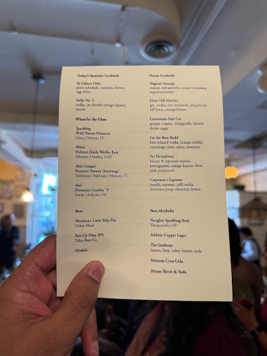 Menu Dinner Party - 6