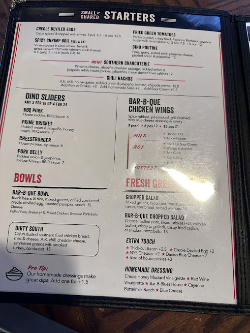 Menu Dinosaur Bar-B-Que - 4