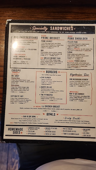 Menu Dinosaur Bar-B-Que - 8
