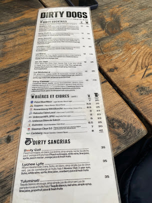 Menu Dirty Dogs - 0