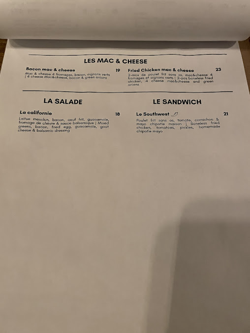 Menu Dirty Dogs - 1