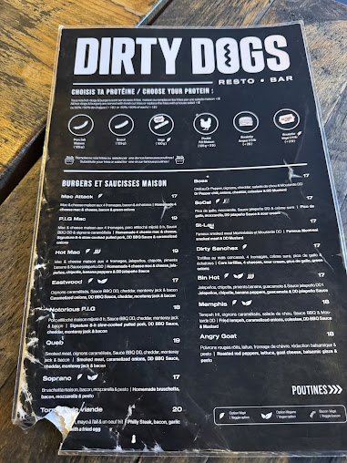 Menu Dirty Dogs - 4