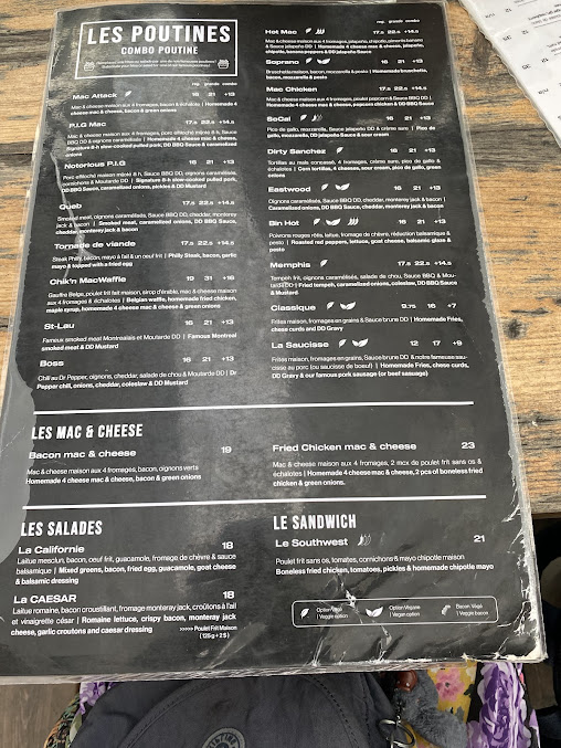 Menu Dirty Dogs - 5