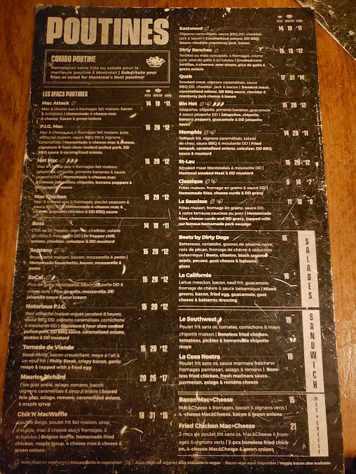 Menu Dirty Dogs - 9