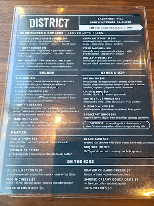 Menu District All Day Delicious - 2