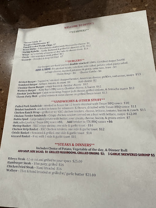 Menu Ditty's - 5