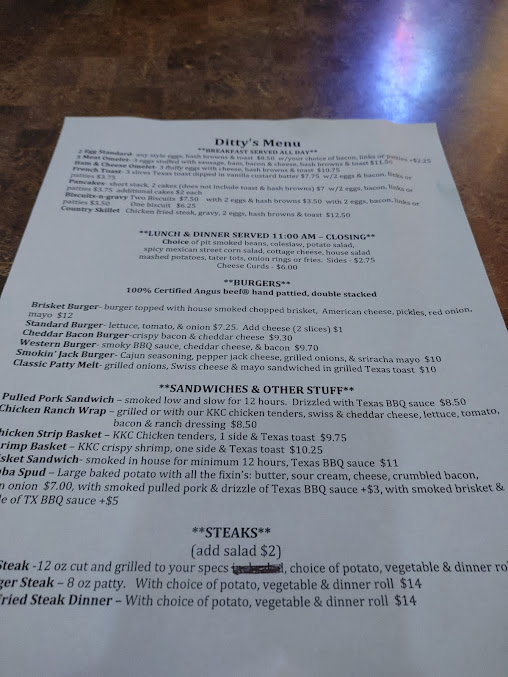 Menu Ditty's - 7