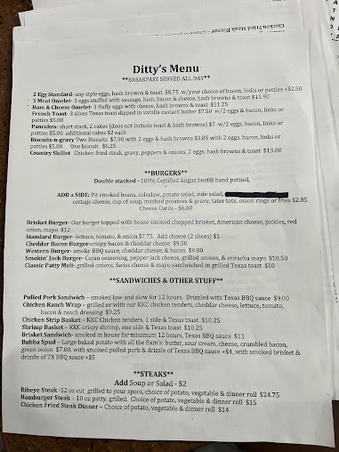 Menu Ditty's - 9