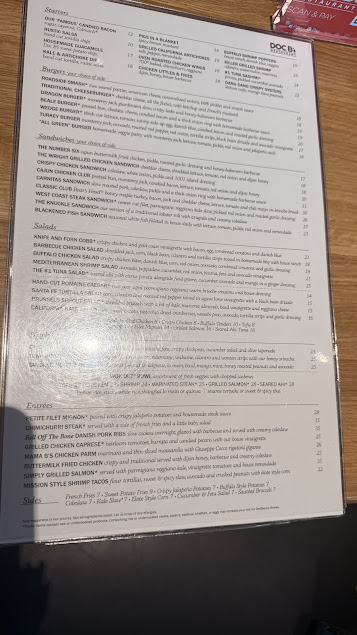 Menu Doc B's Restaurant - 2