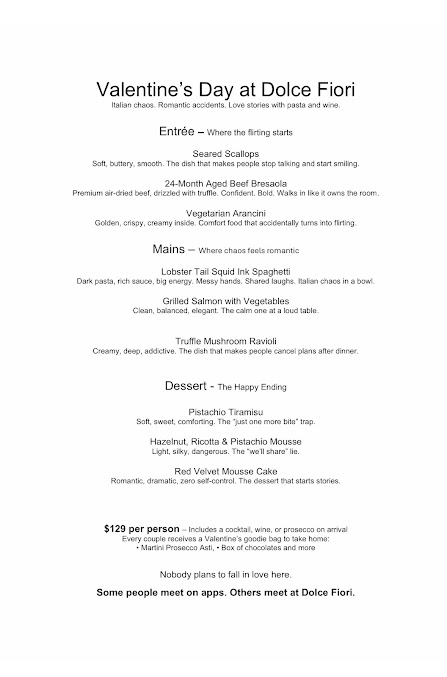 Menu Dolce Fiori - 0