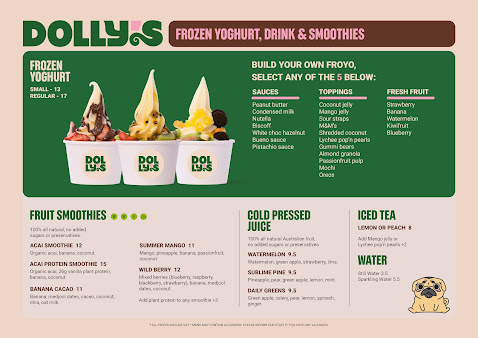 Menu Dolly's Acai & Frozen Yoghurt - 1