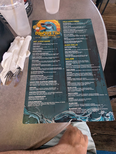Menu Dolphin Tiki Bar Grill - 9