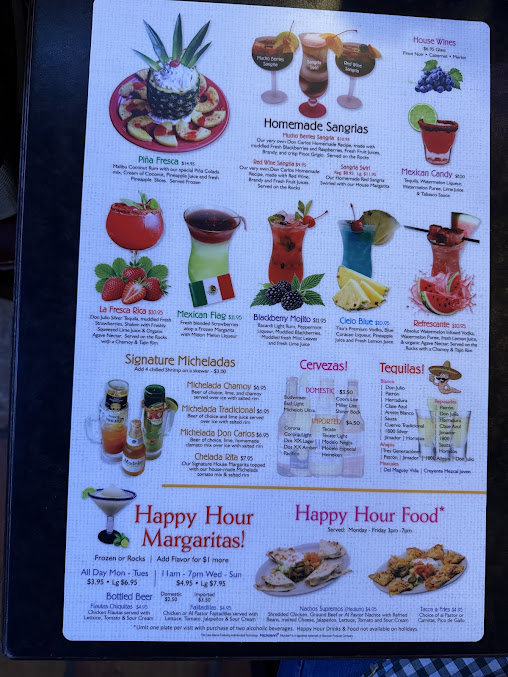 Menu Don Carlos - 6