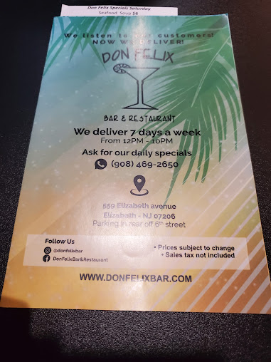 Menu Don Felix Bar & Restaurant - 2