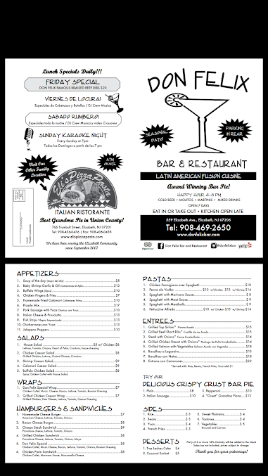 Menu Don Felix Bar & Restaurant - 6