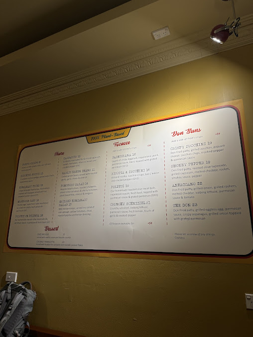 Menu Don Fred - 1