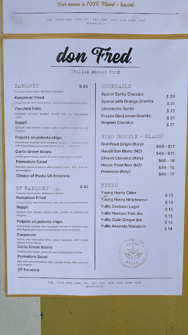 Menu Don Fred - 7