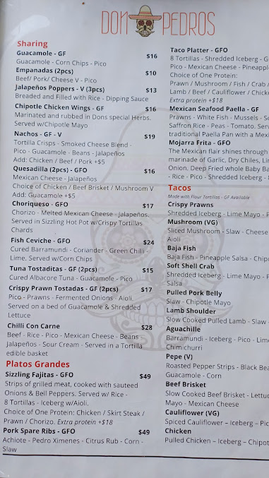 Menu Don Pedros Bondi - 8