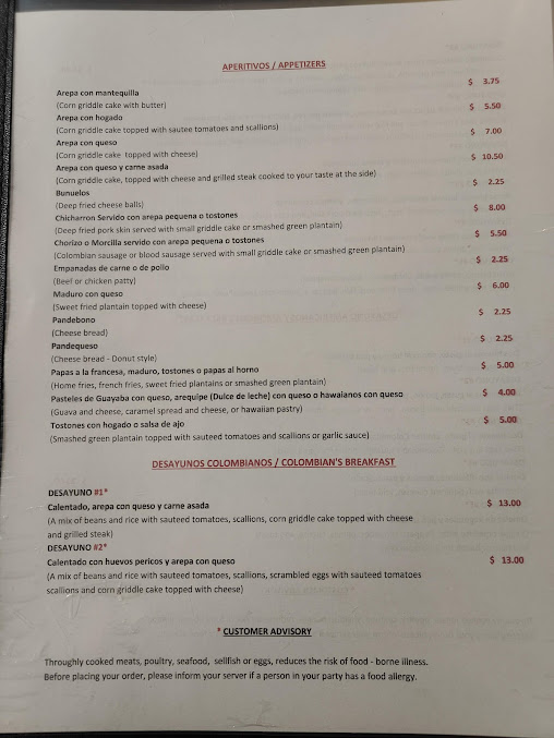 Menu Donde Julio Restaurant 2 - 0