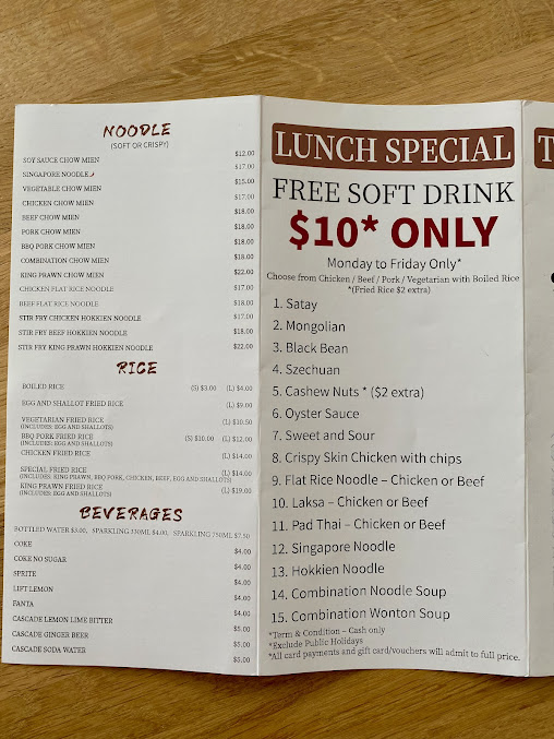 Menu Don't Miss Out Chinese Cuisine - 6