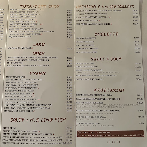 Menu Don't Miss Out Chinese Cuisine - 8