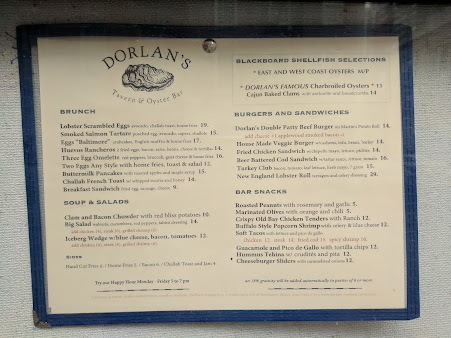 Menu Dorlan's Tavern & Oyster Bar - 9