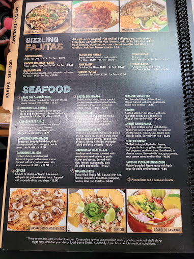 Menu Dos Marias Mexican Bar & Grill - 2