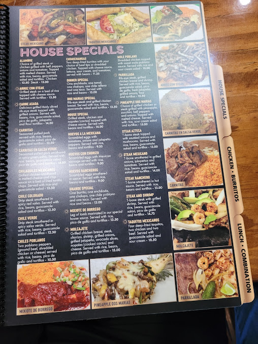 Menu Dos Marias Mexican Bar & Grill - 3